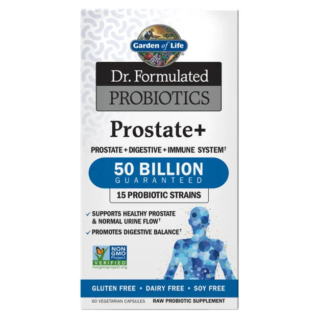 Dr. Formulated Probiotics Prostate+ 50 Billion CFU 60VCaps