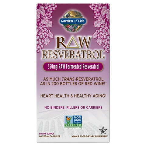 Garden of Life Raw Resveratrol 60 Capsules