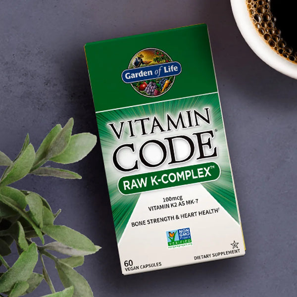 Garden of Life Vitamin Code Raw Vitamin K-Complex 60 Capsules