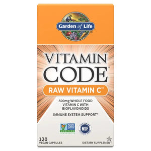 Garden of Life Vitamin Code Raw Vitamin C 120 Capsules