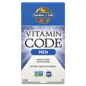 Garden of Life Vitamin Code Men Multivitamin 120 Capsules