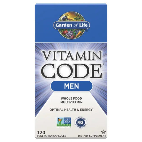 Garden of Life Vitamin Code Men Multivitamin 120 Capsules