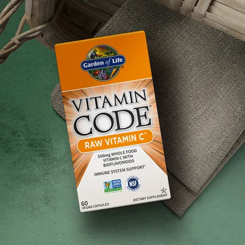 Garden of Life Vitamin Code Raw Vitamin C 60 Capsules