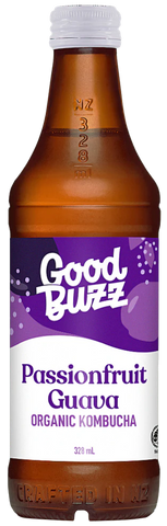 Good Buzz Kombucha Passionfruit Guava 328ml