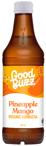 Good Buzz Kombucha Pineapple Mango 328ml