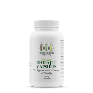 Green Trading Organic Shilajit 120 Veggie Capsules 500mg