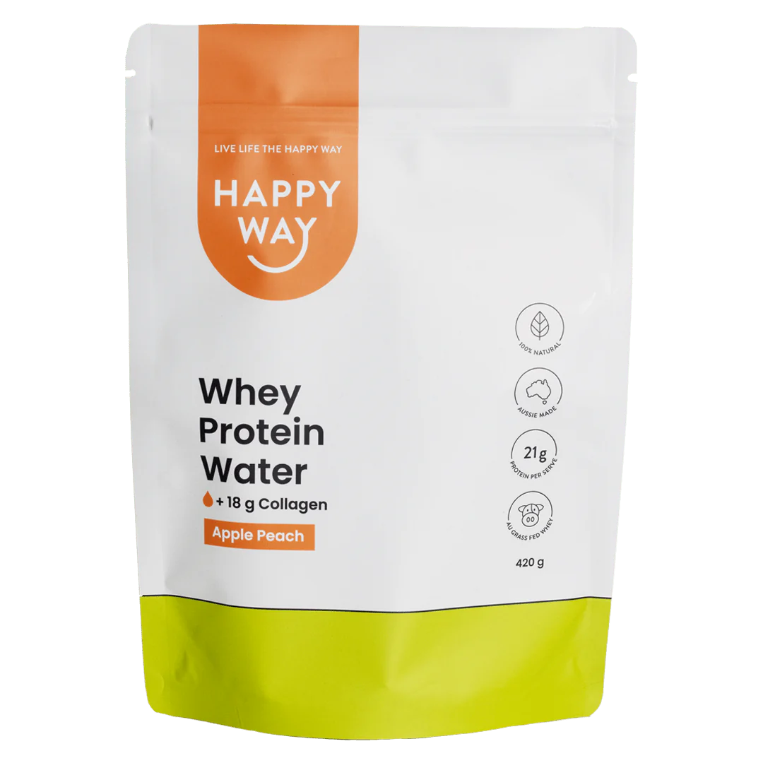 Happy Way Whey Protein Water Apple Peach 420g