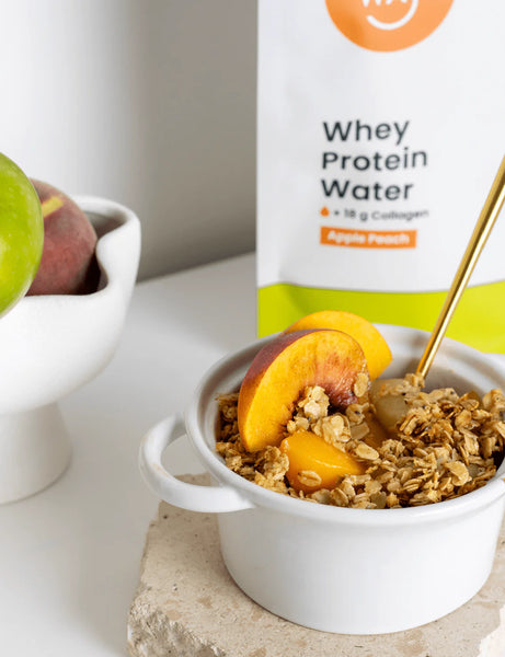 Happy Way Vegan Protein Water Apple Peach 420g