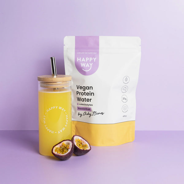 Happy Way Vegan Protein Water Passionfruit 420gm