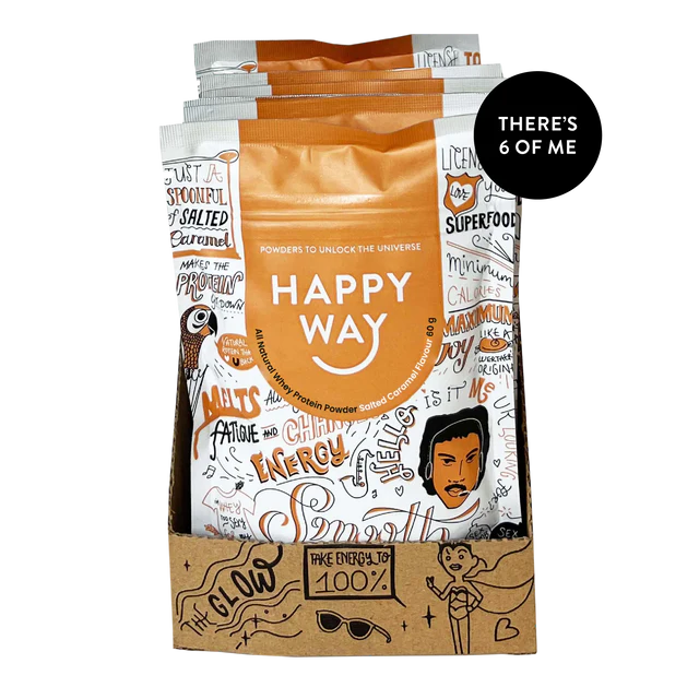 Happy Way Whey Protein Powder Salted Caramel 60 g