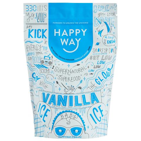 Happy Way Vanilla Whey Protein Powder 500gm