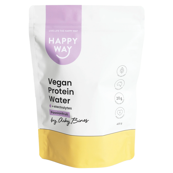 Happy Way Vegan Protein Water Passionfruit 420gm