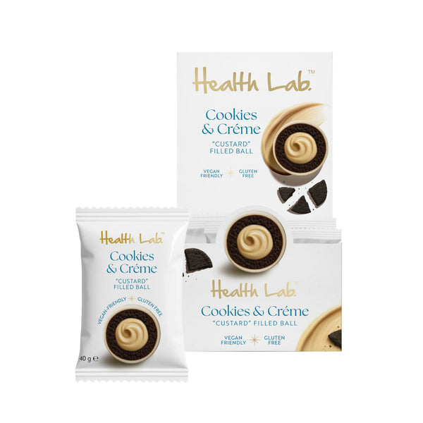 Health Lab Ball Cookies & Creme Custard 40gm