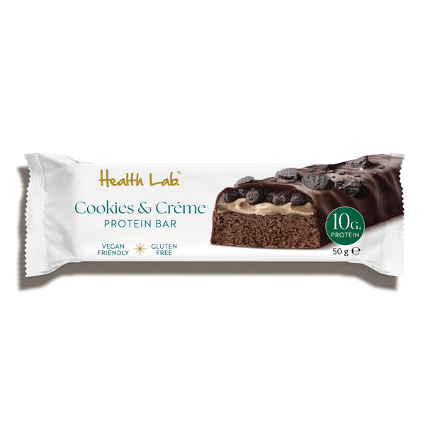 Health Lab Cookies & Cream Plant-Protein Bars