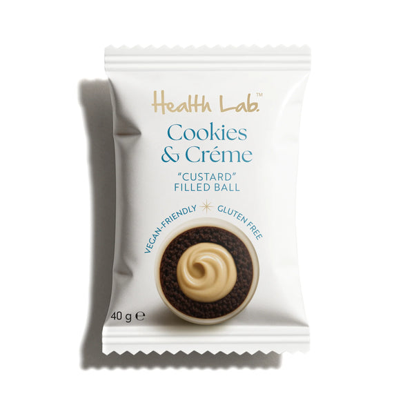 Health Lab Ball Cookies & Creme Custard 40gm