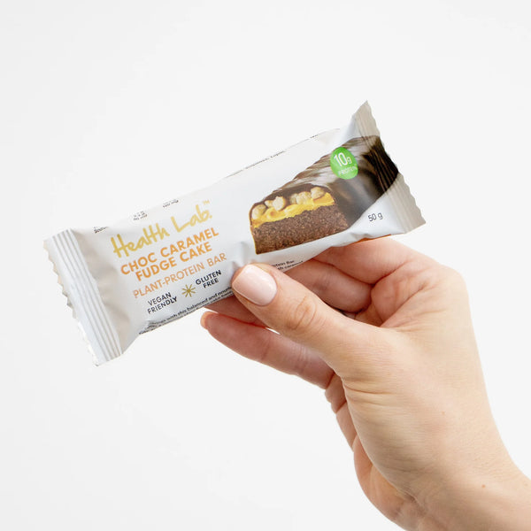 Health Lab Choc Caramel Fudge Cake Protein Bar