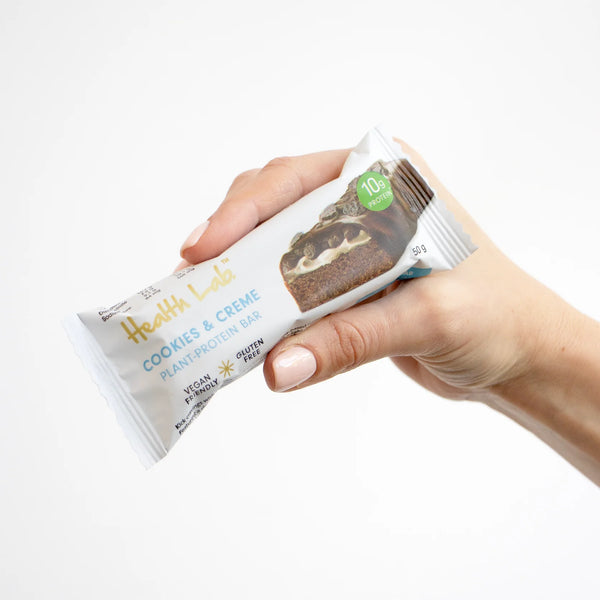 Health Lab Cookies & Cream Plant-Protein Bars