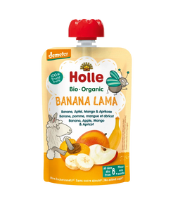 Holle Organic Banana Lama – Banana, apple, mango & apricot