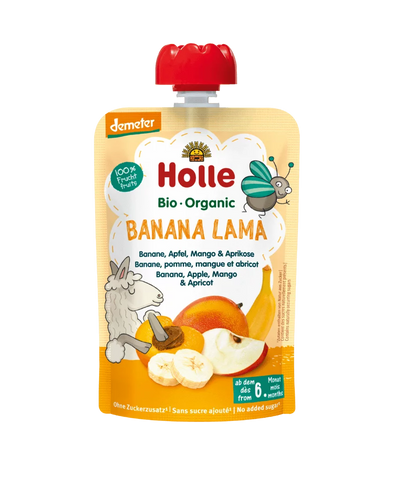 Holle Organic Banana Lama – Banana, apple, mango & apricot