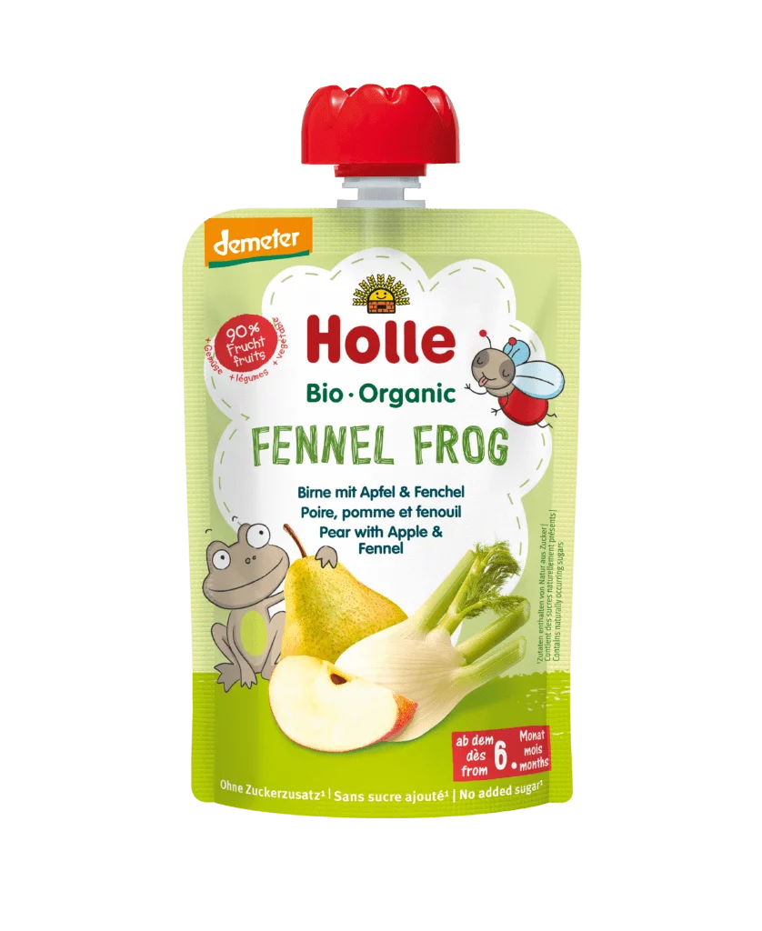 Holle Fennel Frog – Pear with apple & fennel 100gm