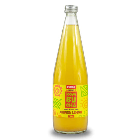 Isiko Ginger Lemon Kombucha 750ml