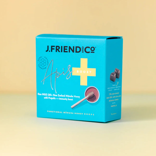 J. Friend Honey Pure Honey Lemon and Ginger Drop - Boost