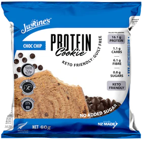 Justine's Keto Friendly Choc Chip Protein Cookie 60g