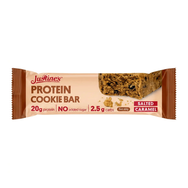 Justine's Protein Cookie Bar Salted Caramel 60g
