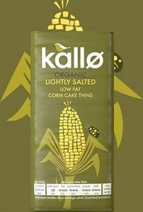 Kallo Organic Lightly Salted Corn Cake Thins130gm