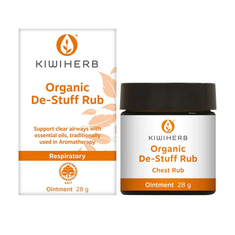 Kiwiherb Organic De-Stuff Rub 28gm