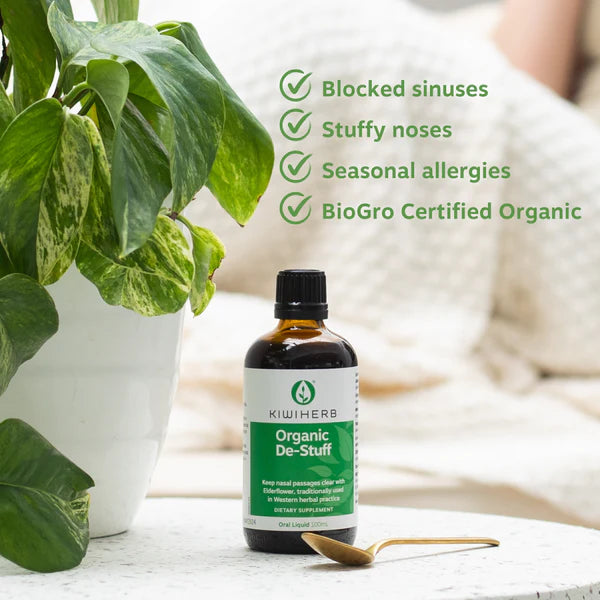 Kiwiherb Organic De-Stuff 50ml