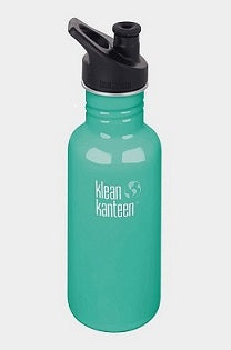 Klean Kanteen Classic Water Bottle w Sport Cap 532ml - Sea Crest - 10% off
