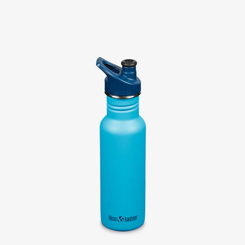 Klean Kanteen Classic Water Bottle w Sport Cap 532ml - Hawaiian Ocean