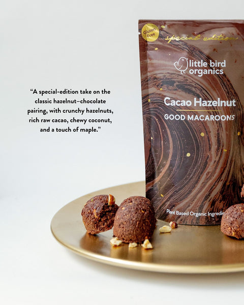 Little Bird Good Macaroons Cacao Hazelnut
