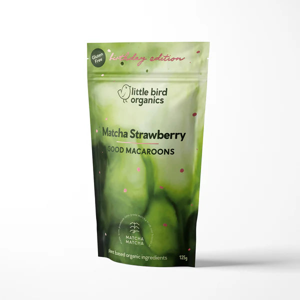 Little Bird Good Macaroons Matcha Strawberry