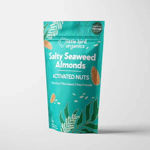 Little Bird Activated Nuts Salty Seaweed Almonds