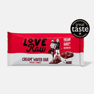 Love Raw M:lk® Choc Cre&m® Wafer Bars x2