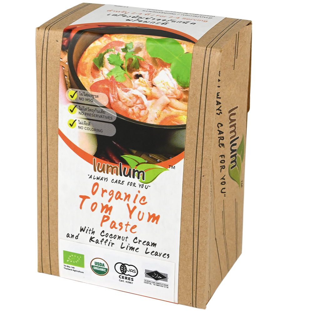 lumlum Organic Tom Yum Paste with Coconut Milk & Kaffir Lime Leaves