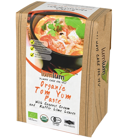 lumlum Organic Tom Yum Paste with Coconut Milk & Kaffir Lime Leaves