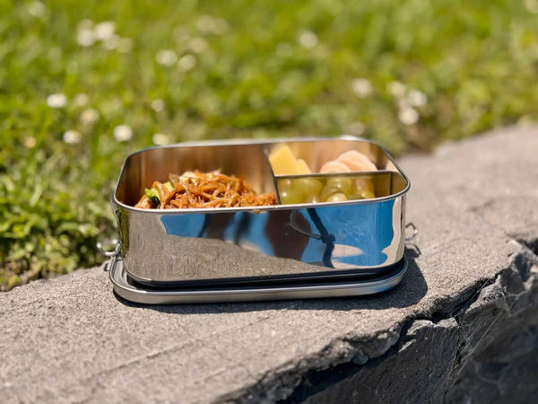Meals In SteelLarge Leakproof Rectangular Lunchbox | Stainless Steel | 1400ml Bento Box