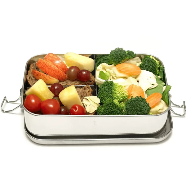 Meals In SteelLarge Leakproof Rectangular Lunchbox | Stainless Steel | 1400ml Bento Box