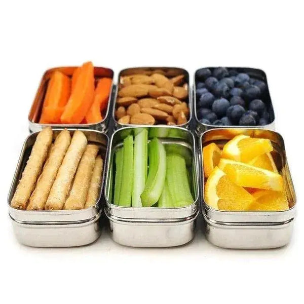 Meals In Steel Stainless Steel Small Snack Box - 10x6x4cm