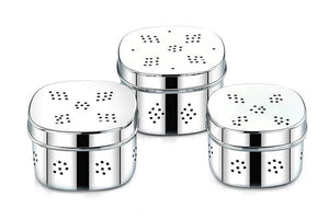 Meals In Steel Stainless Steel Square Fridge Breathable Container - 10% off