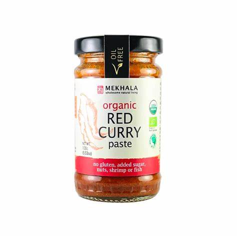 Mekhala Organic Thai Red Curry Paste 100gm.