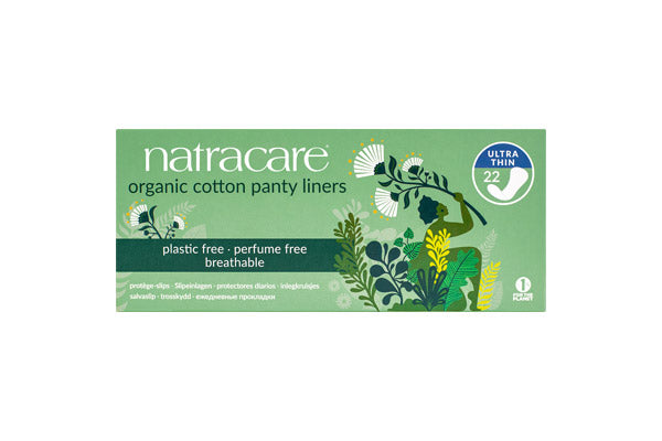 Natracare Ultra-Thin Organic Cotton Panty Liners 22pcs