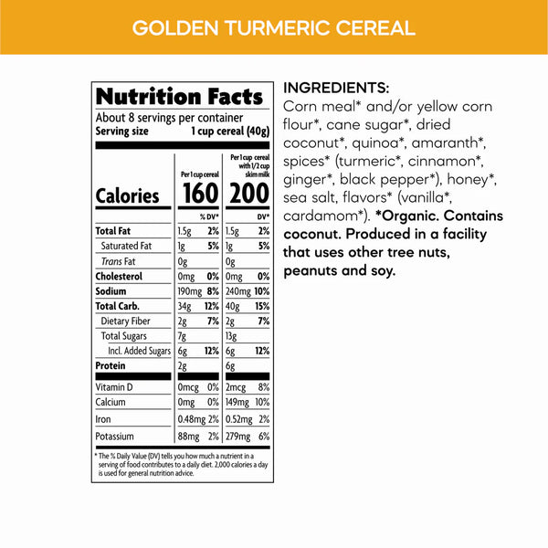 Nature's Path Golden Turmeric Gluten Free Cereal 300gm