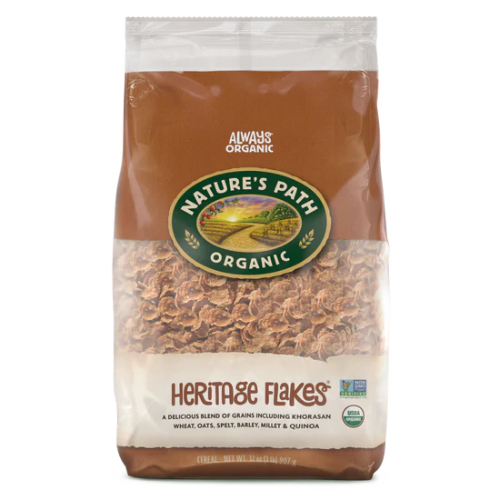 Nature's Path Heritage Flakes Cereal 907gm Eco Pack