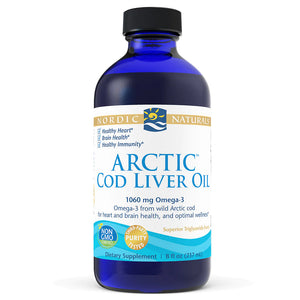 Nordic Naturals Arctic Cod Liver Oil Lemon 237ml