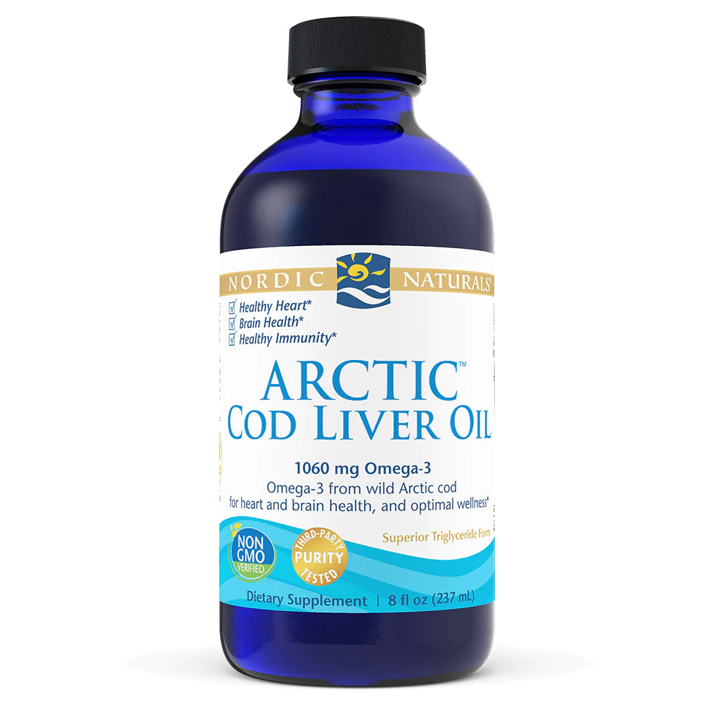 Nordic Naturals Arctic Cod Liver Oil Unflavoured 237ml