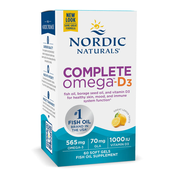 Nordic Naturals Complete Omega-D3 60softgels
